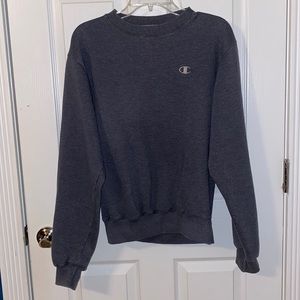 Gray Champion Crew Neck Sweatshirt